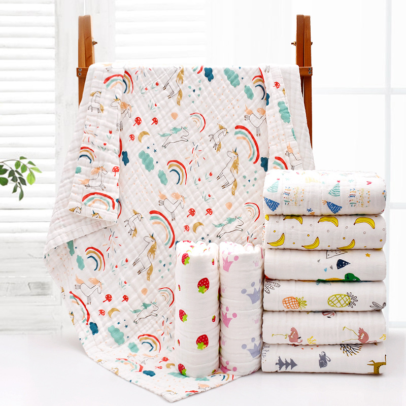 Baby Clothing Fabric - 4-warstwowa gaza myjka dla niemowląt ręcznik