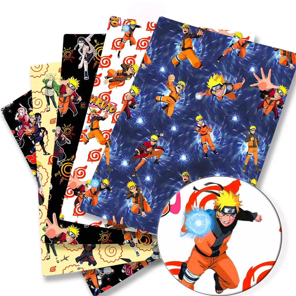 Baby Clothing Fabric - naruto Anime urządzenia peryferyjne Tkanina 140