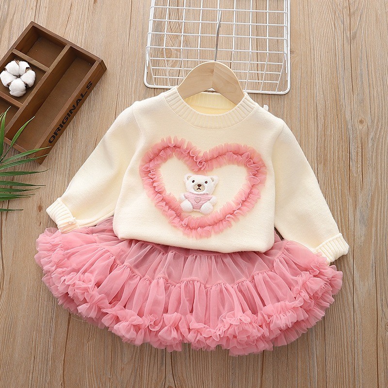 Baby Clothing Jumper - Zestaw swetrów dla dziewczynek Jesień i