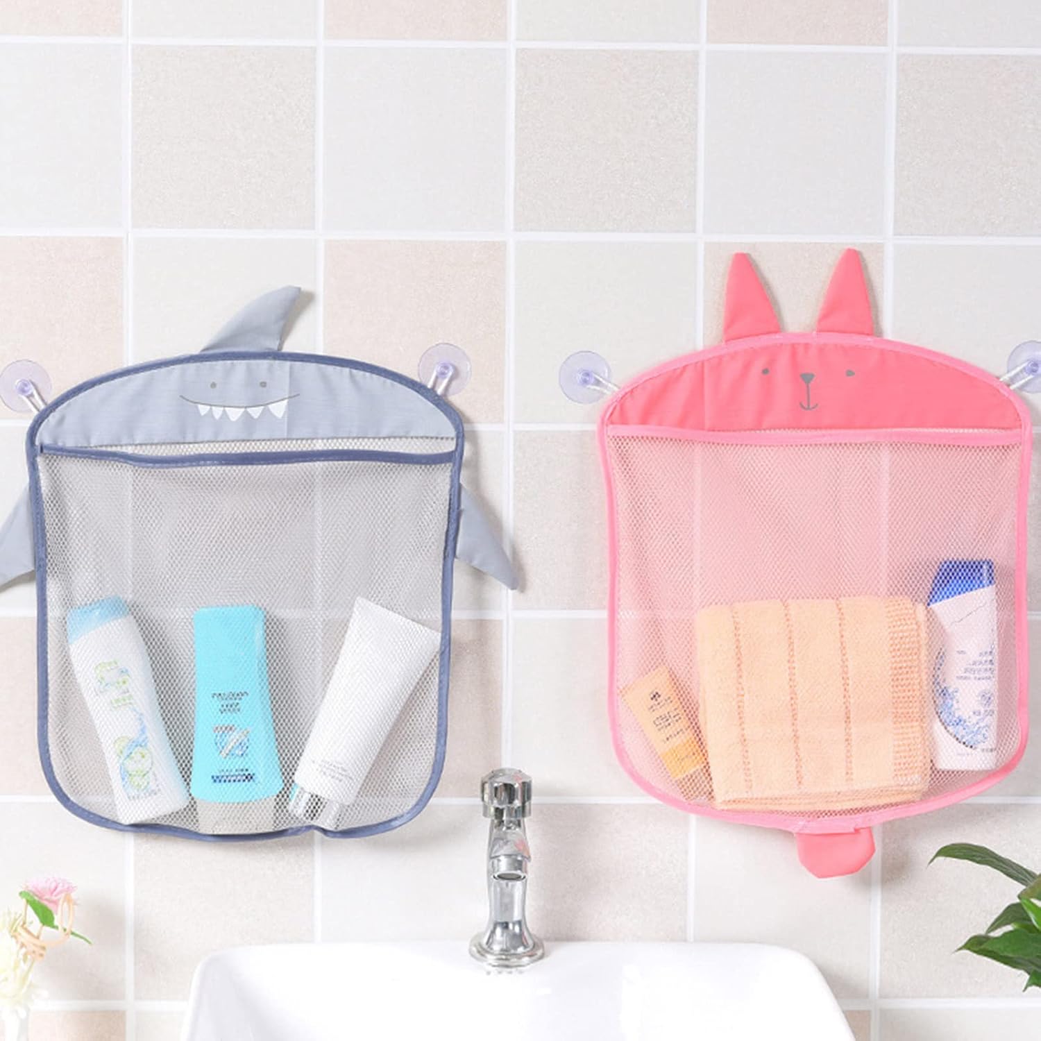 Baby Clothing Types - Siatkowy organizer na zabawki do kąpieli,