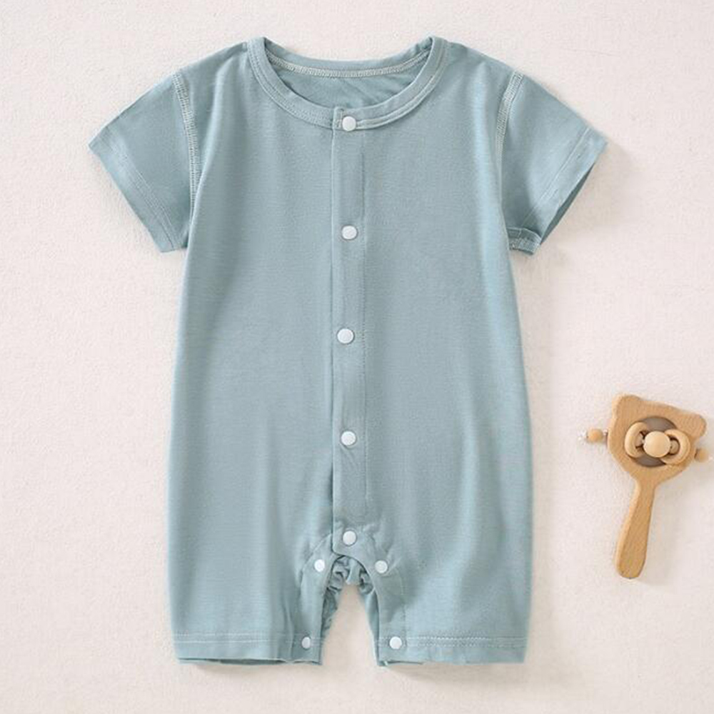 Baby Clothing Types - Rampers dla niemowląt z krótkim rękawem,