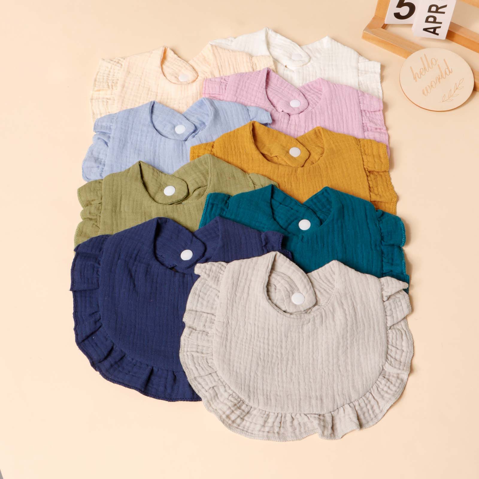 6 szt. Bawełniane Śliniaki z G – Baby Clothing Fabric recenzja i cena