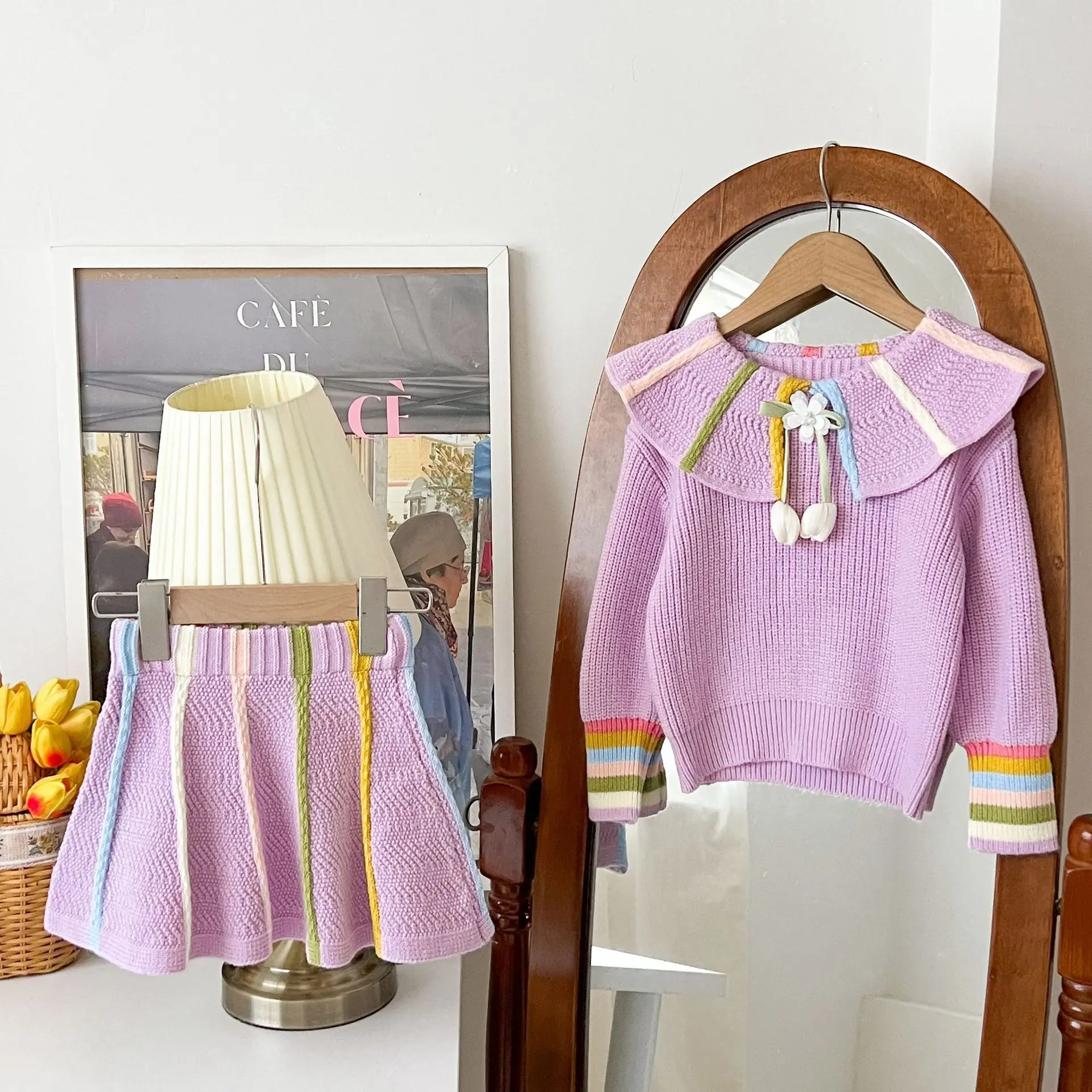 Komplet Dziewczęcy Wiosna-Jesi – Baby Clothing Jumper recenzja i cena
