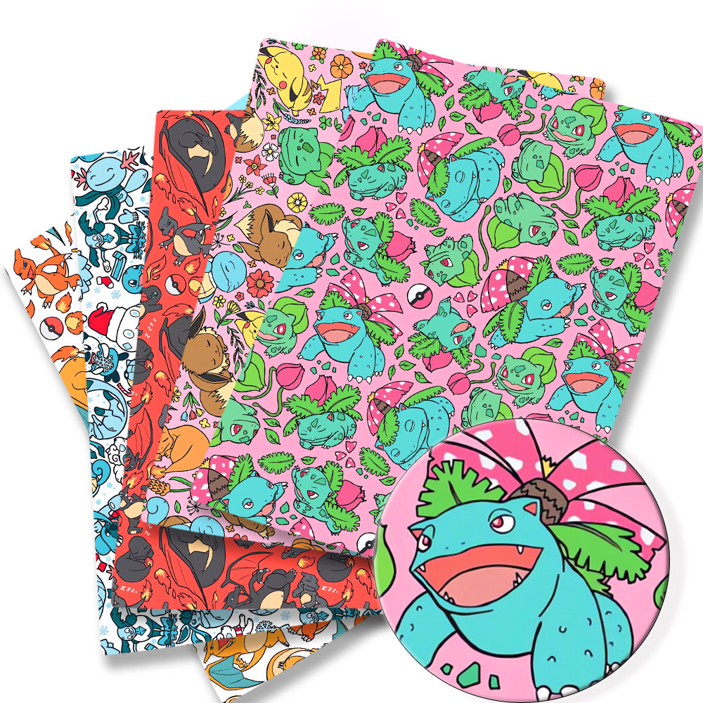 Pokemon Cartoon Tkanina140 * 5 – Baby Clothing Fabric recenzja i cena