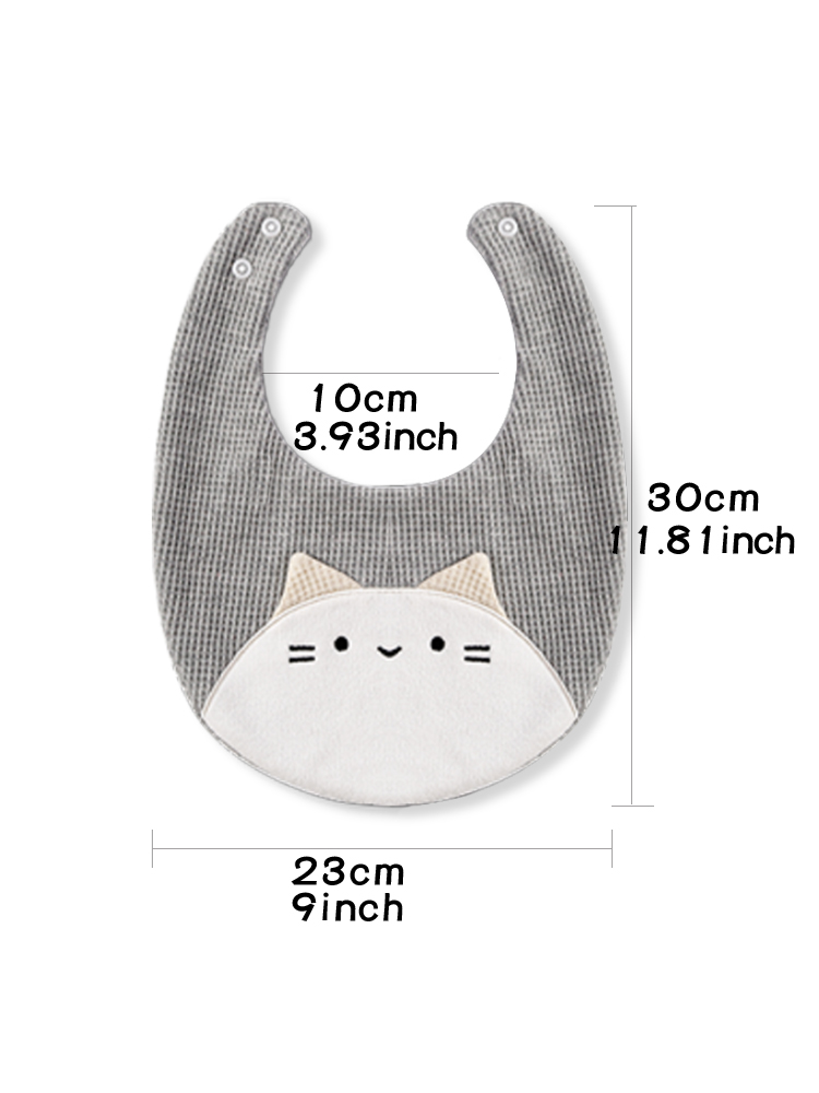2 sztuki śliniaczek kotek miś  – Baby Clothing Fabric recenzja i cena